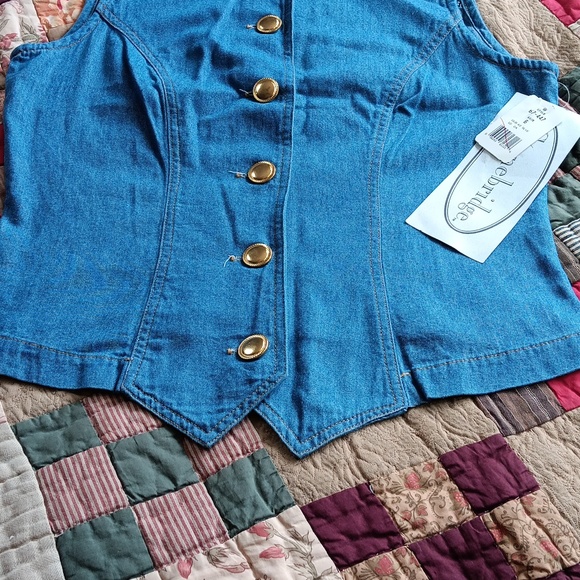 Stonebridge Ladies Denim Chambray Size 6 Vest Top with tags - Picture 4 of 7